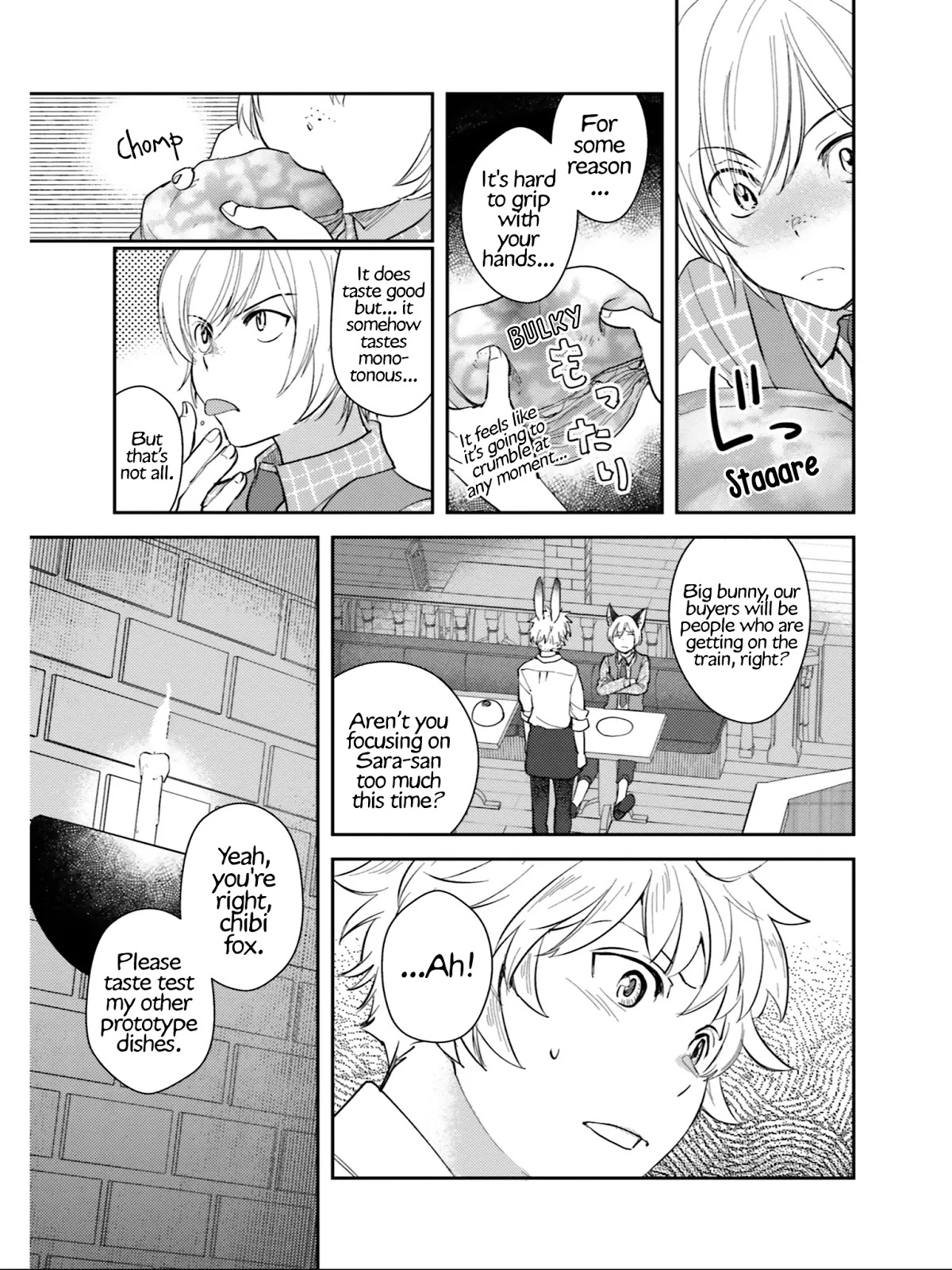 Isekai Ekisha no Kissaten Chapter 23 page 6 - Chapter 23: Steaming Friendship & Queso Curry Bun