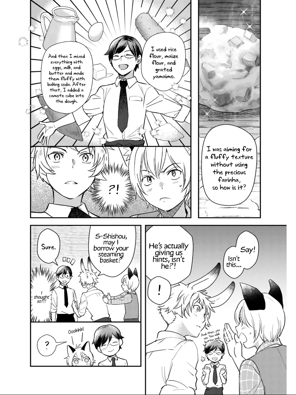 Isekai Ekisha no Kissaten Chapter 23 page 9 - Chapter 23: Steaming Friendship & Queso Curry Bun