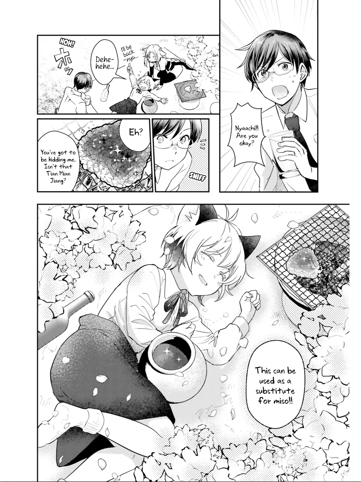 Isekai Ekisha no Kissaten Chapter 24 page 13 - Chapter 24: Under the Blooming Almond Tree