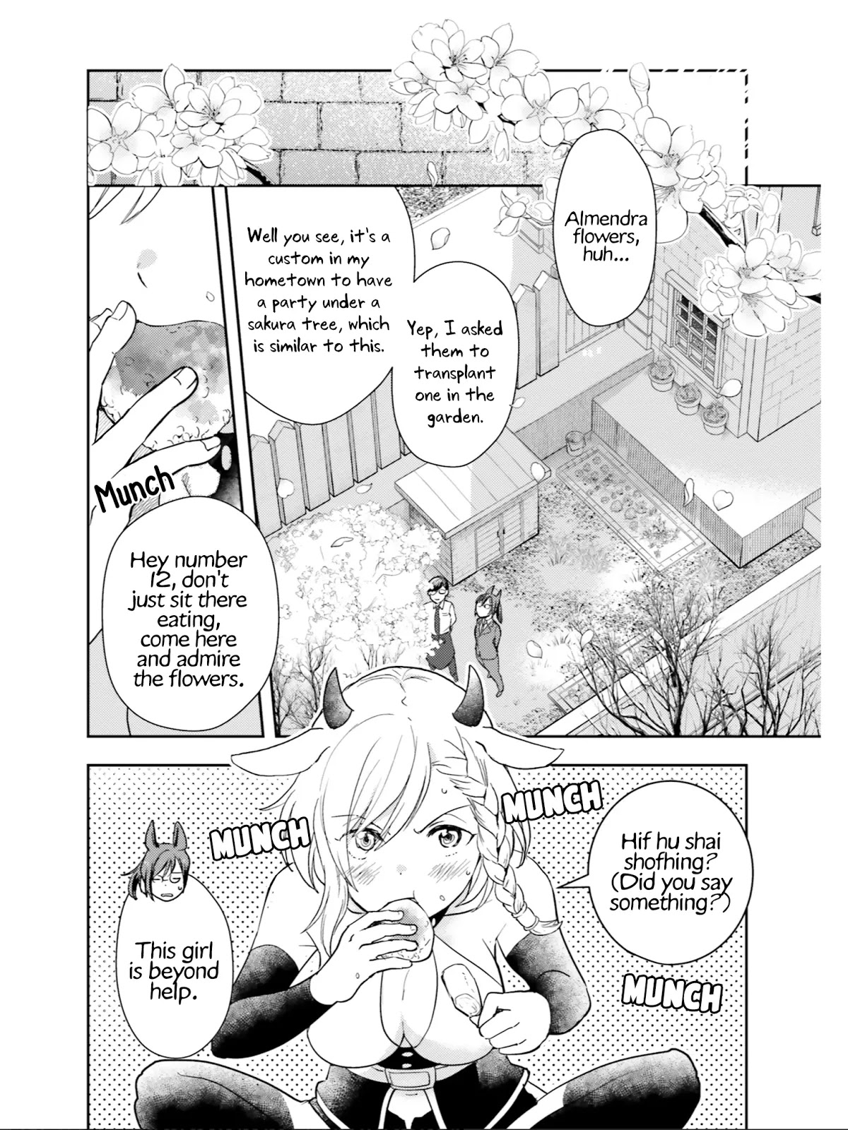Isekai Ekisha no Kissaten Chapter 24 page 3 - Chapter 24: Under the Blooming Almond Tree