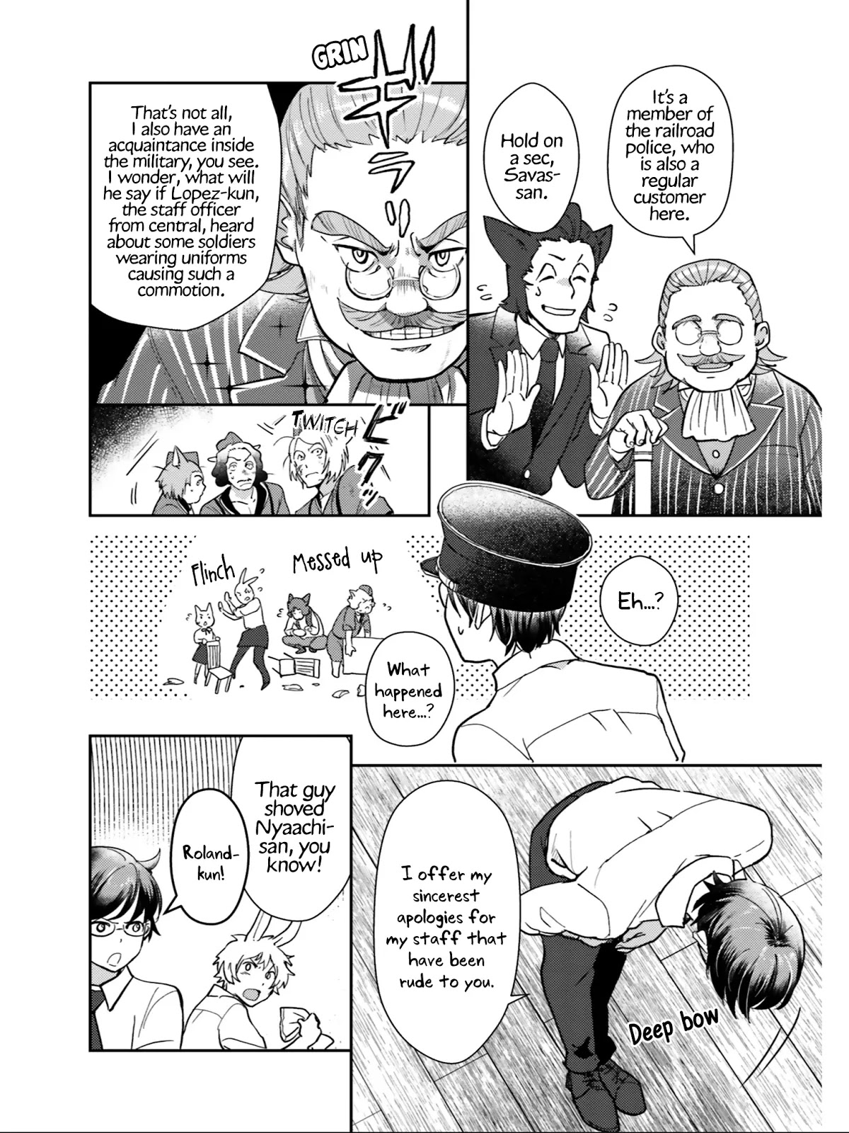Isekai Ekisha no Kissaten Chapter 25 page 11 - Chapter 25: Rowdy People & Minced Food