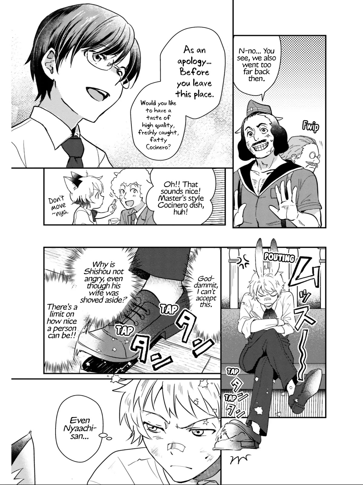 Isekai Ekisha no Kissaten Chapter 25 page 12 - Chapter 25: Rowdy People & Minced Food