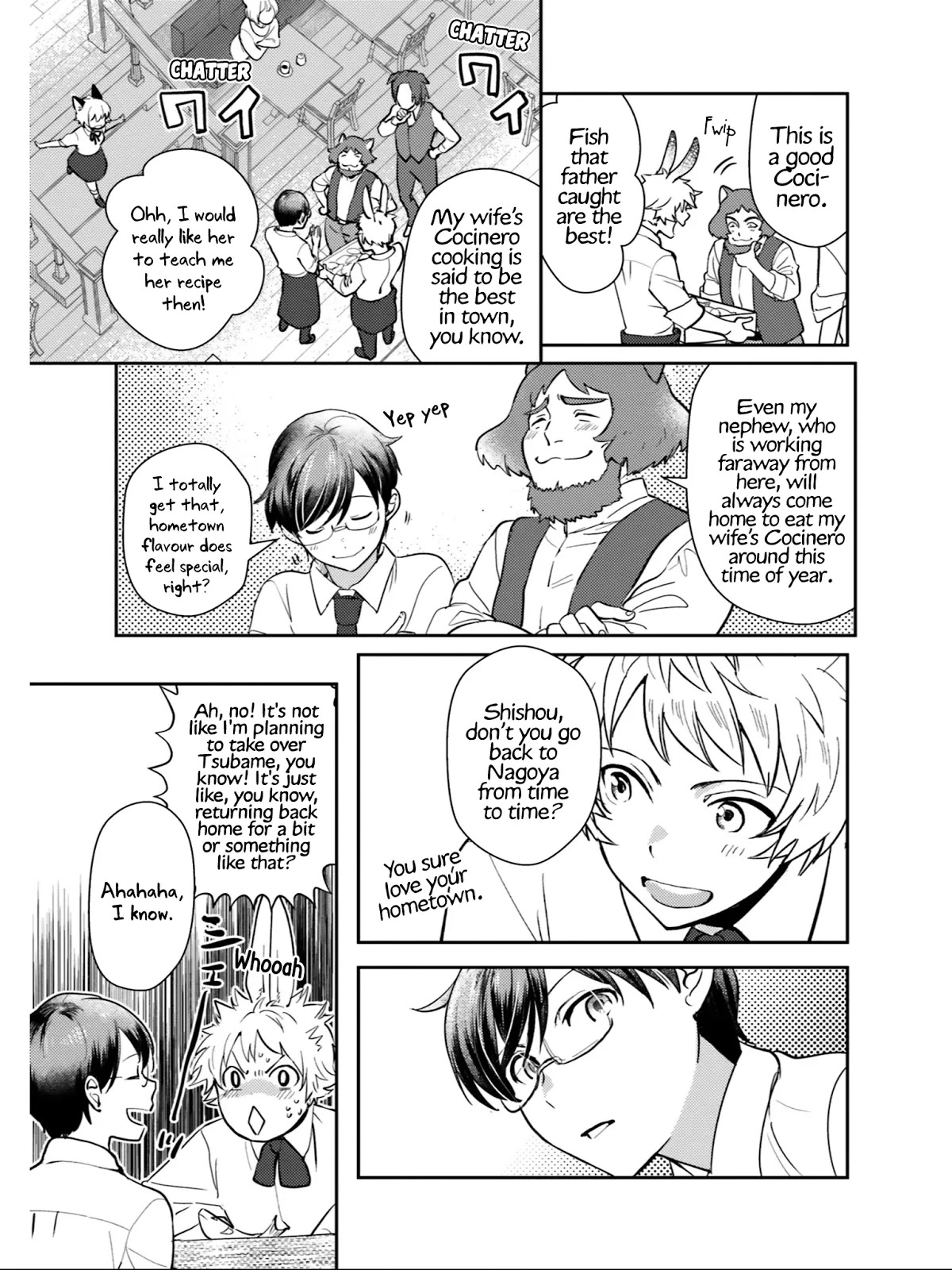 Isekai Ekisha no Kissaten Chapter 25 page 4 - Chapter 25: Rowdy People & Minced Food