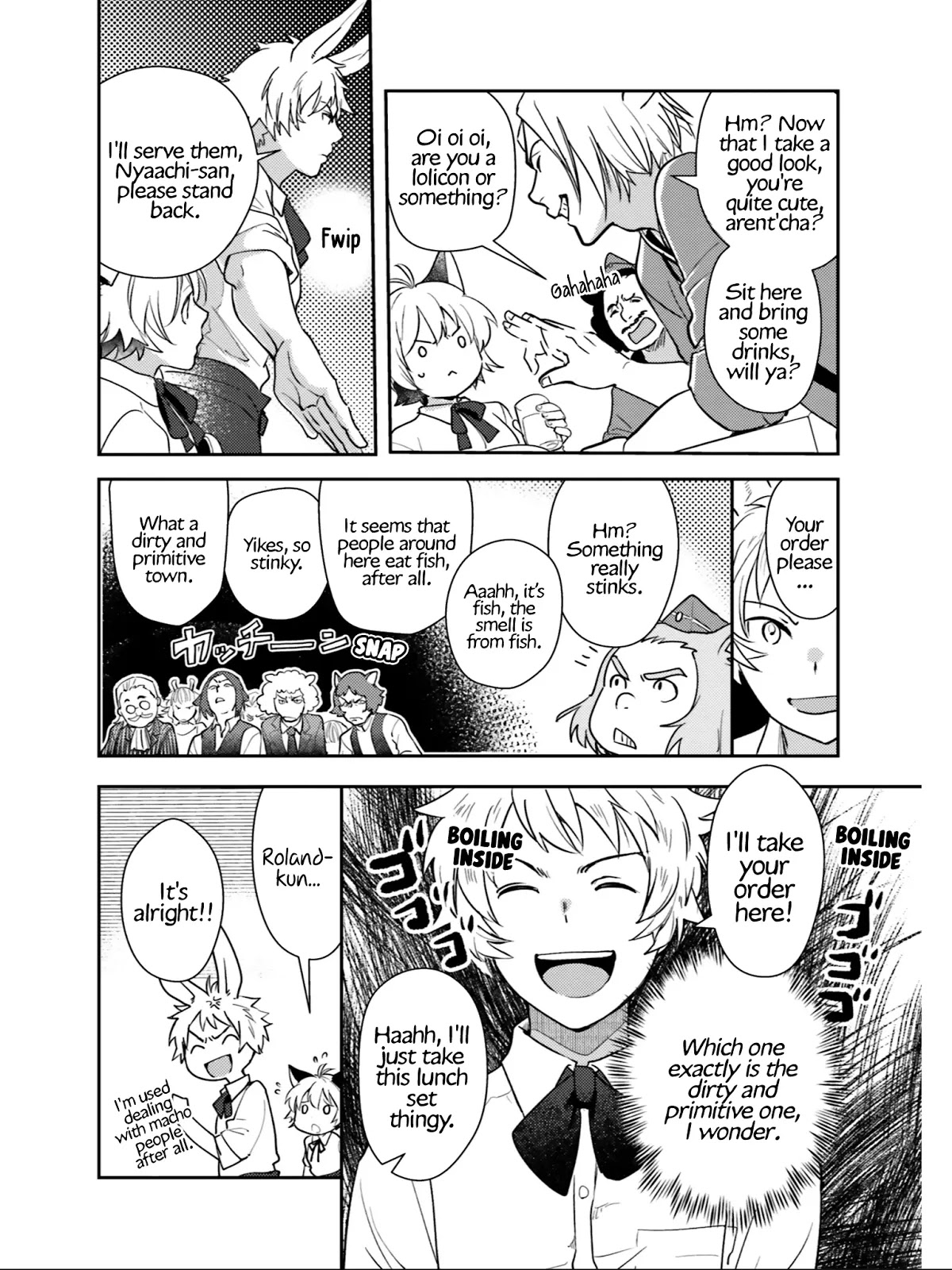 Isekai Ekisha no Kissaten Chapter 25 page 7 - Chapter 25: Rowdy People & Minced Food