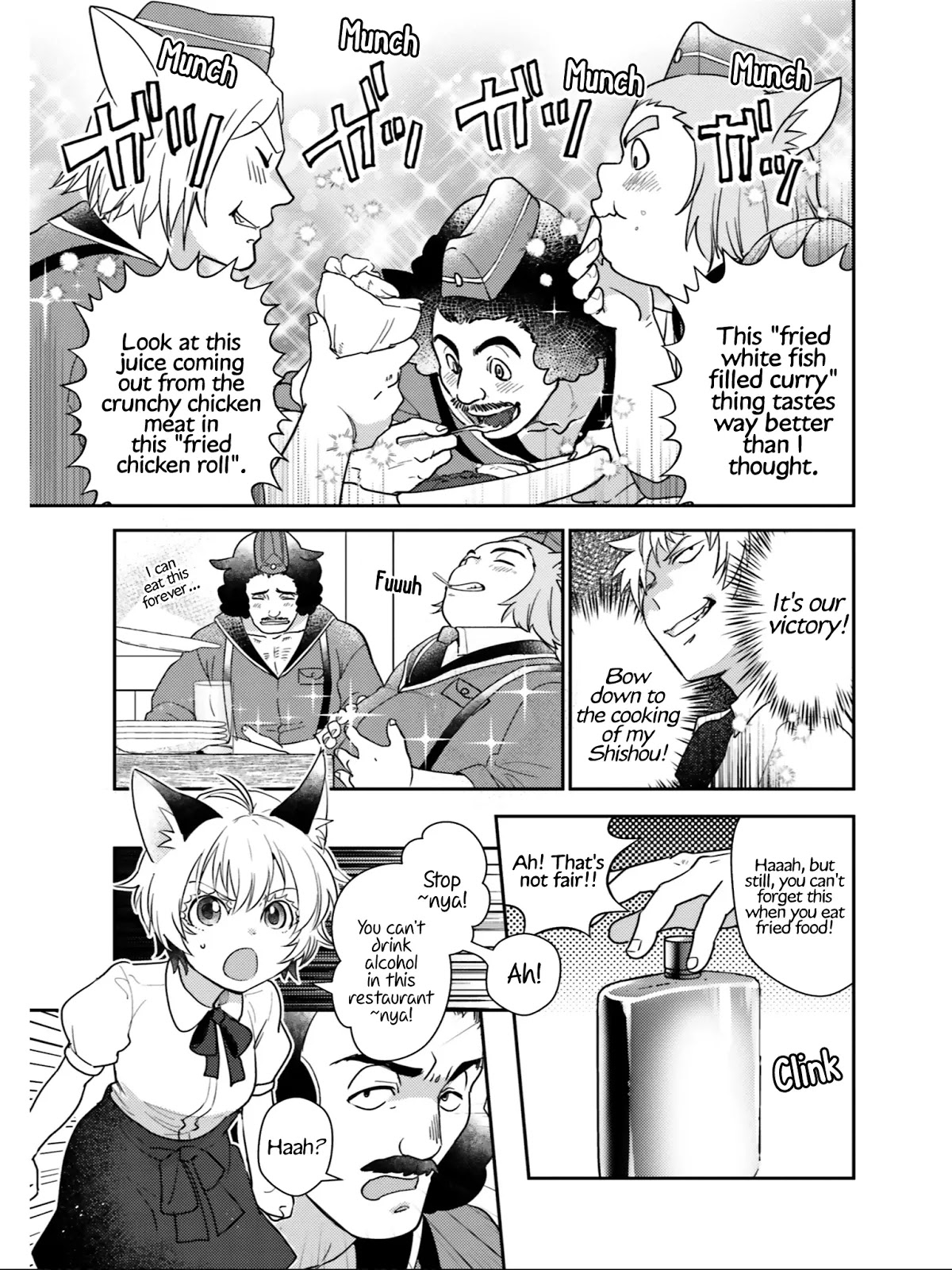Isekai Ekisha no Kissaten Chapter 25 page 8 - Chapter 25: Rowdy People & Minced Food