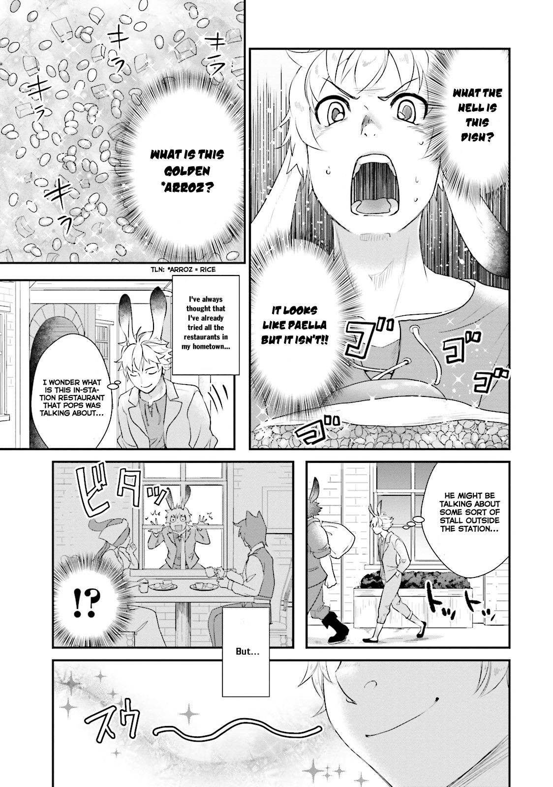 Isekai Ekisha no Kissaten Chapter 3 page 4 - Chapter 3: The long awaited Ebi Fry Donburi