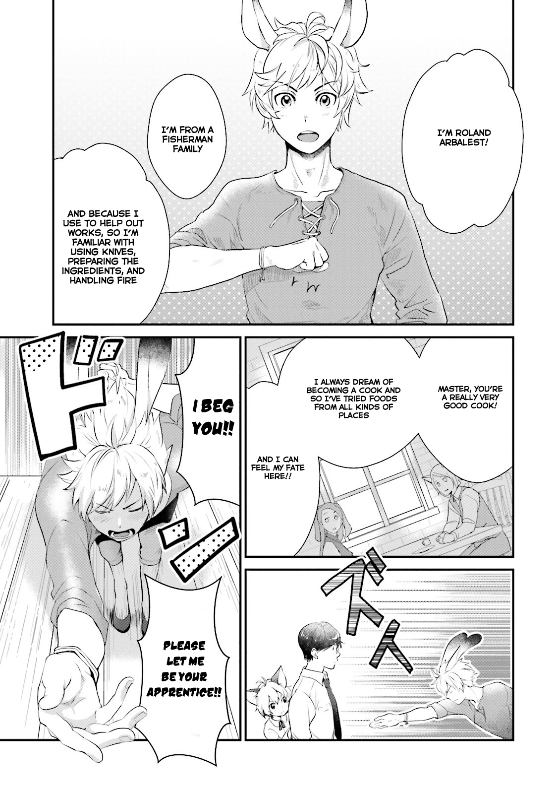 Isekai Ekisha no Kissaten Chapter 3 page 8 - Chapter 3: The long awaited Ebi Fry Donburi