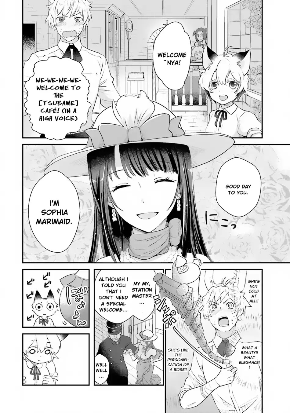 Isekai Ekisha no Kissaten Chapter 4 page 7 - Chapter 4: Dessert for the Beautiful Lady of the First Class Car