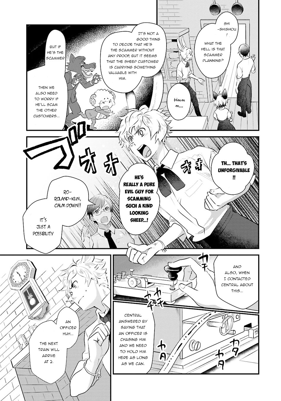 Isekai Ekisha no Kissaten Chapter 5 page 10 - Chapter 5: Hamburger Set fo the Gem Scammer