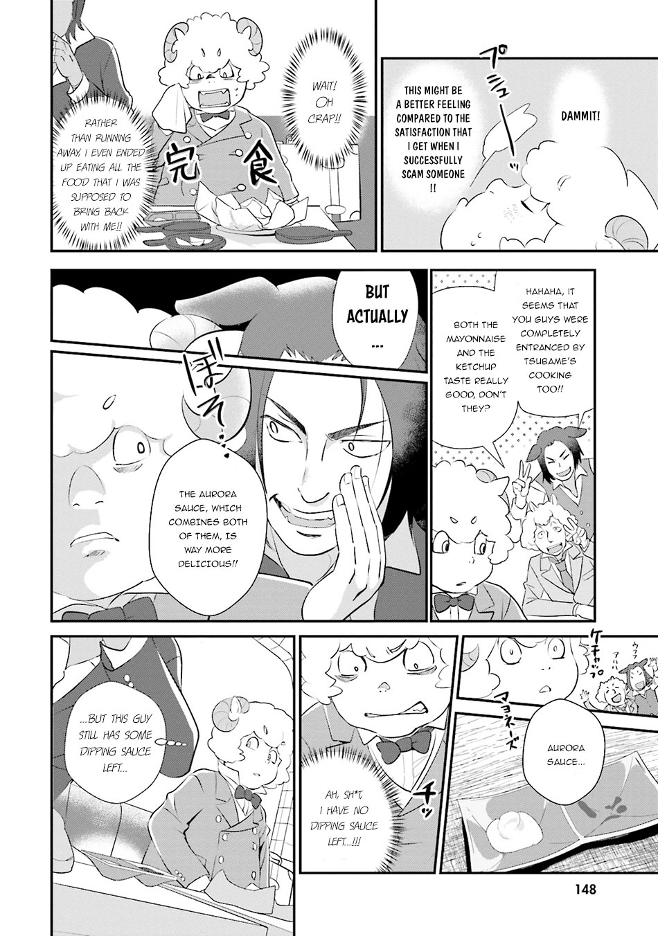 Isekai Ekisha no Kissaten Chapter 5 page 21 - Chapter 5: Hamburger Set fo the Gem Scammer