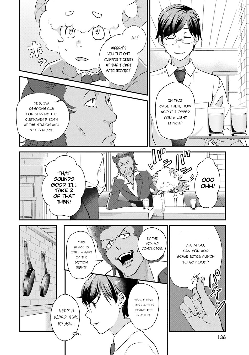 Isekai Ekisha no Kissaten Chapter 5 page 9 - Chapter 5: Hamburger Set fo the Gem Scammer