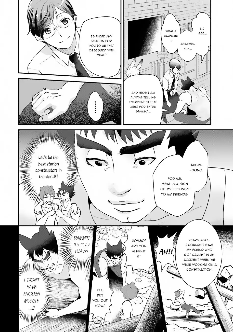 Isekai Ekisha no Kissaten Chapter 6 page 22 - Chapter 6: Renovation Work and Stamina Curry