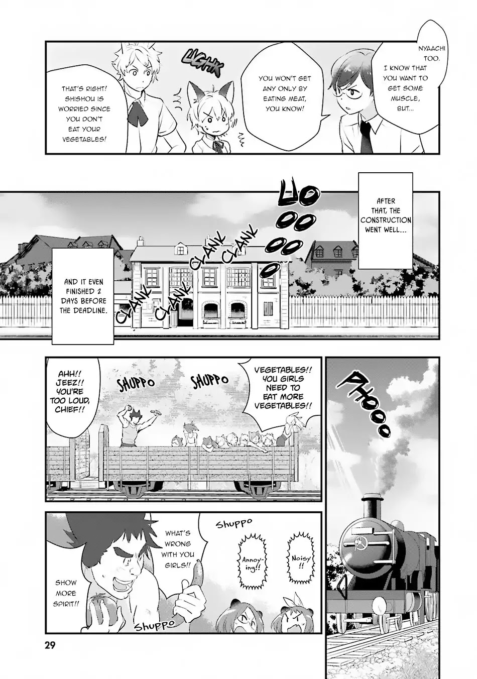 Isekai Ekisha no Kissaten Chapter 6 page 29 - Chapter 6: Renovation Work and Stamina Curry