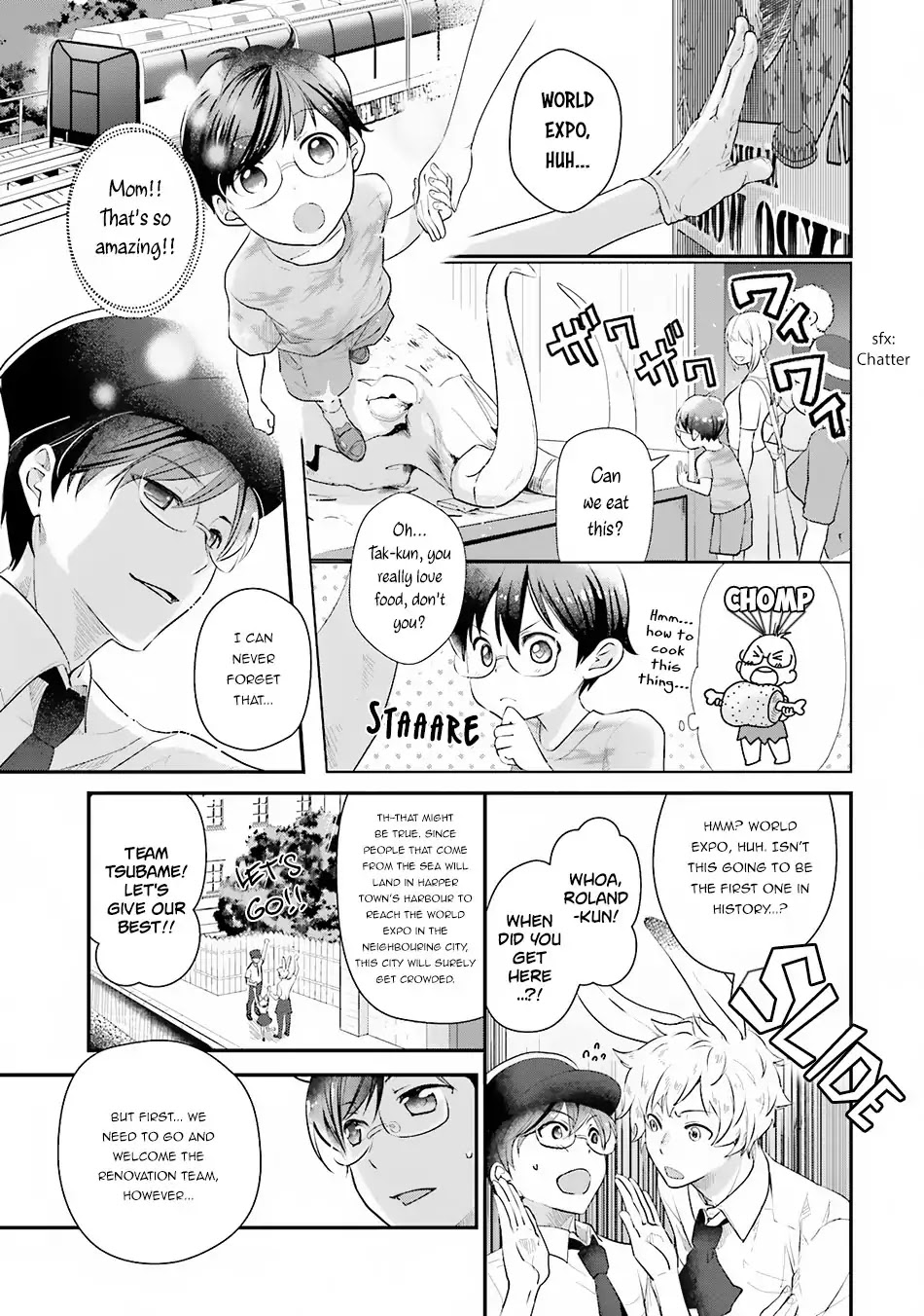Isekai Ekisha no Kissaten Chapter 6 page 5 - Chapter 6: Renovation Work and Stamina Curry