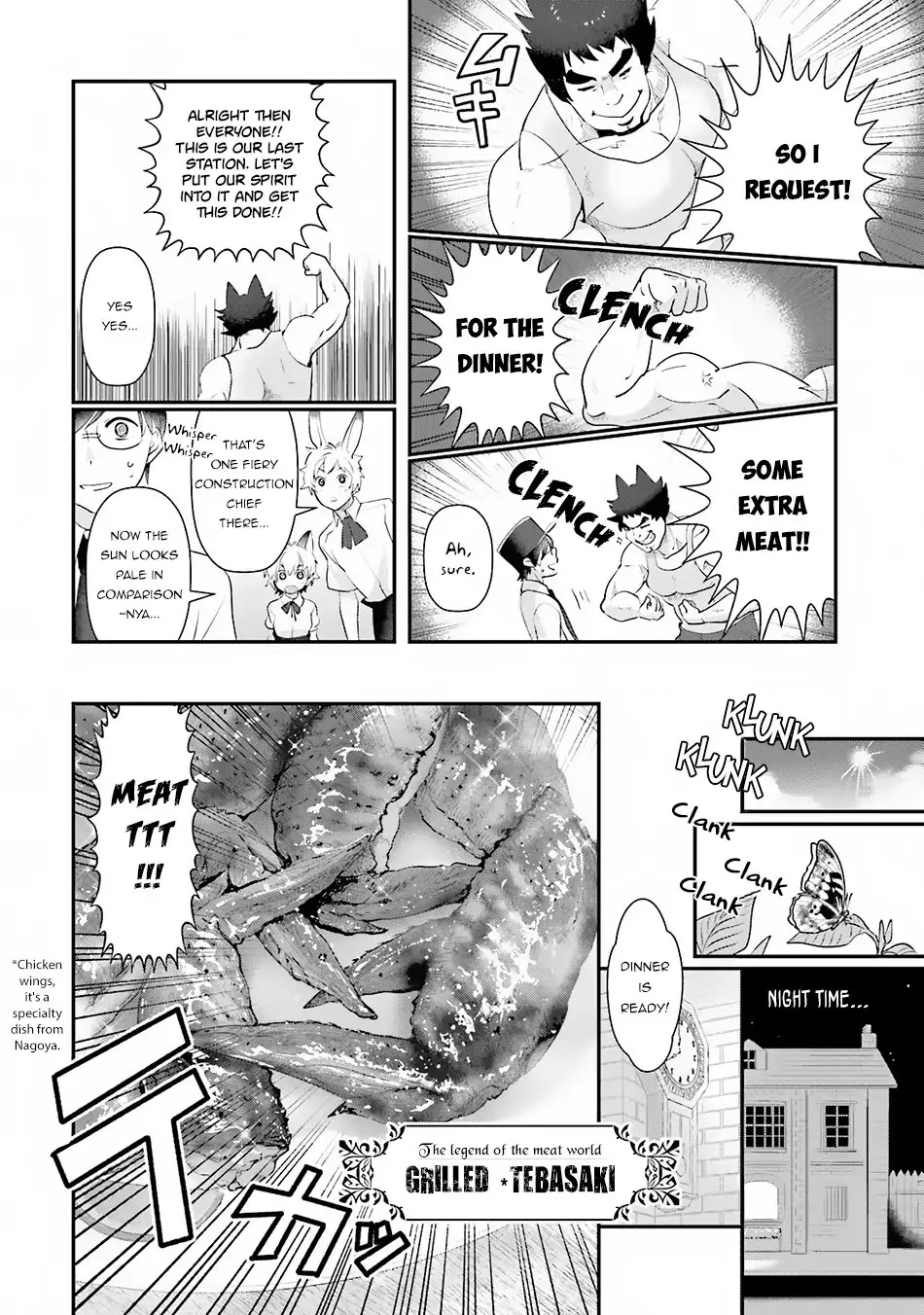 Isekai Ekisha no Kissaten Chapter 6 page 8 - Chapter 6: Renovation Work and Stamina Curry