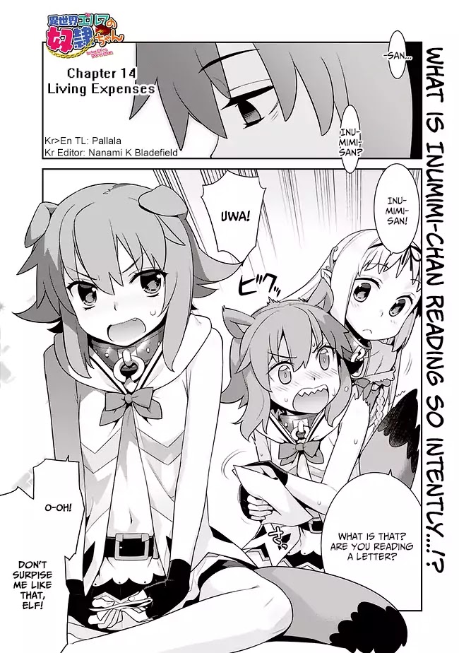 Isekai Elf no Dorei-chan Chapter 14 page 1 - Chapter 14: Living Expenses
