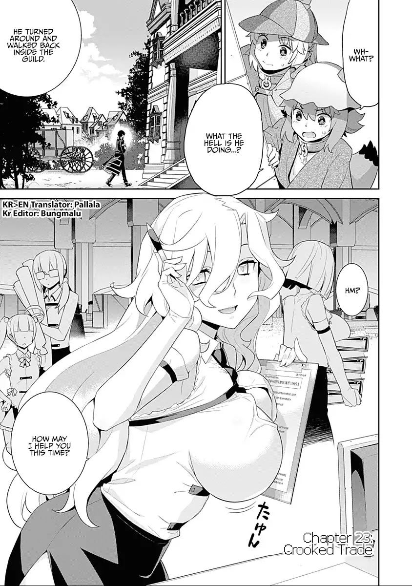 Isekai Elf no Dorei-chan Chapter 23 page 1 - Chapter 23: Crooked Trade