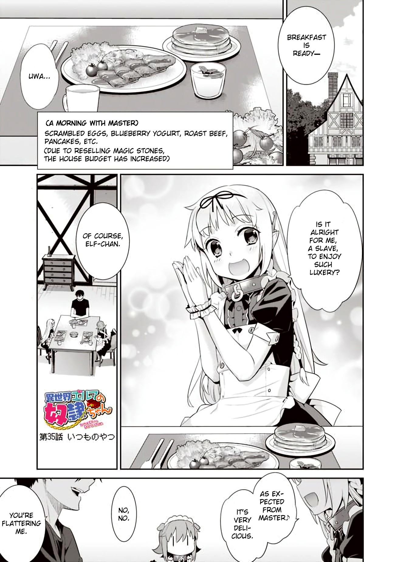 Isekai Elf no Dorei-chan Chapter 35 page 1 - Chapter 35: The Usual