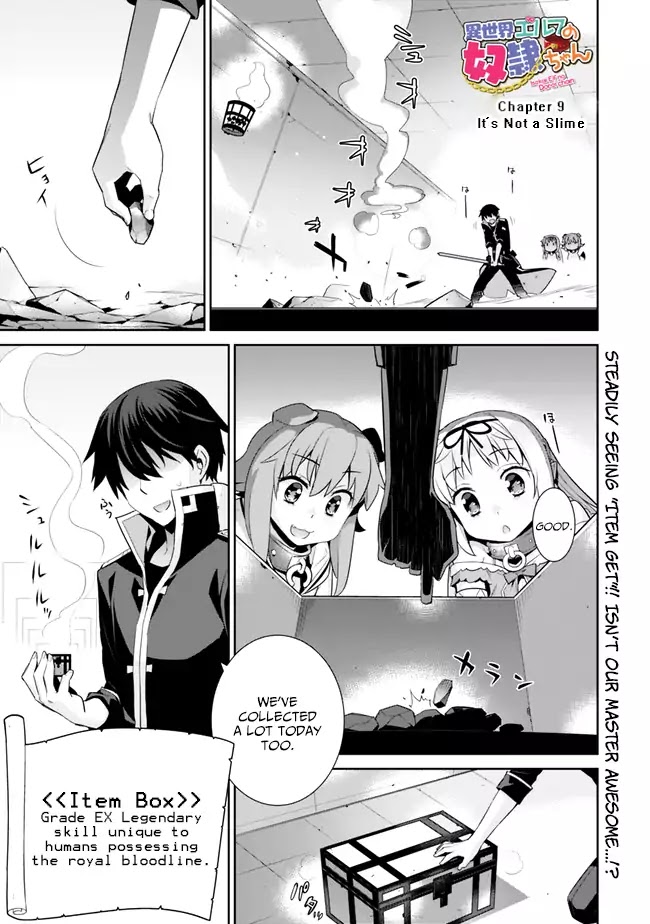 Isekai Elf no Dorei-chan Chapter 9 page 1 - Chapter 9: It's Not A Slime