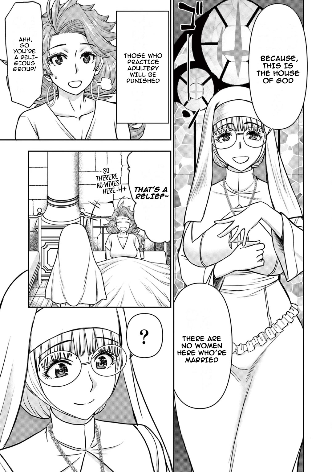 Isekai Furin ll ~Michibika Reshi Hitodzuma Tachi to Bukiyo Tensei Yuusha~ Chapter 16 page 17 - Chapter 16: To The Next Town