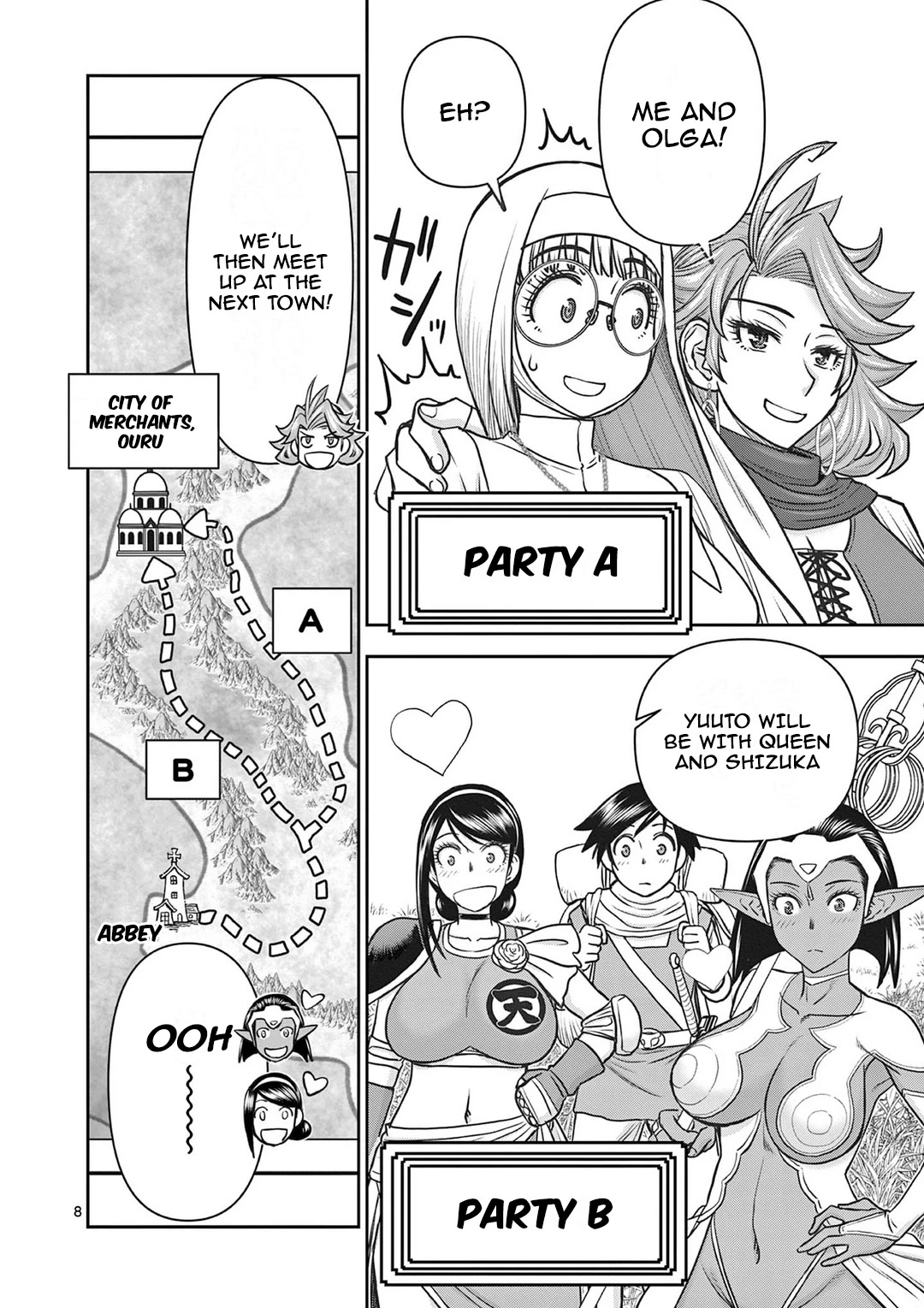 Isekai Furin ll ~Michibika Reshi Hitodzuma Tachi to Bukiyo Tensei Yuusha~ Chapter 20 page 8 - Chapter 20: Individual actions!!