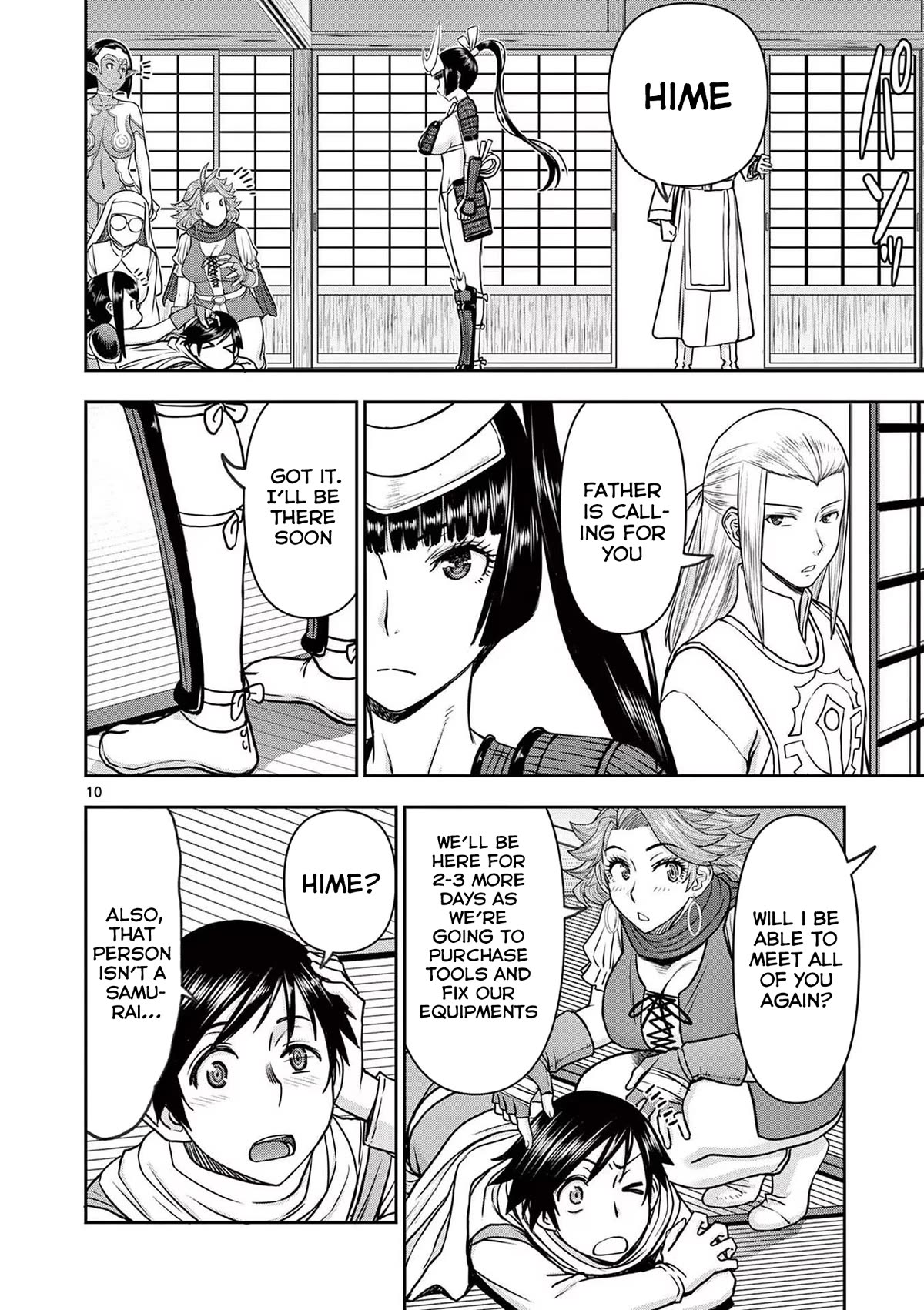 Isekai Furin ll ~Michibika Reshi Hitodzuma Tachi to Bukiyo Tensei Yuusha~ Chapter 32 page 10 - Chapter 32: The Capital, Ryukaata!!