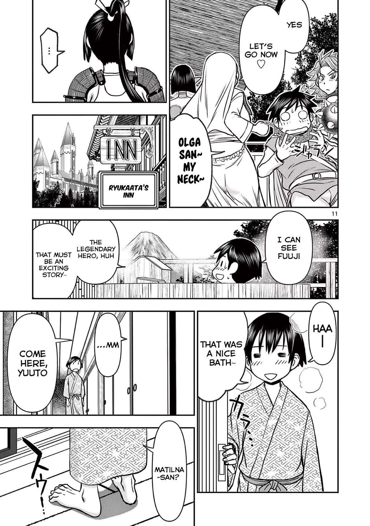 Isekai Furin ll ~Michibika Reshi Hitodzuma Tachi to Bukiyo Tensei Yuusha~ Chapter 32 page 11 - Chapter 32: The Capital, Ryukaata!!