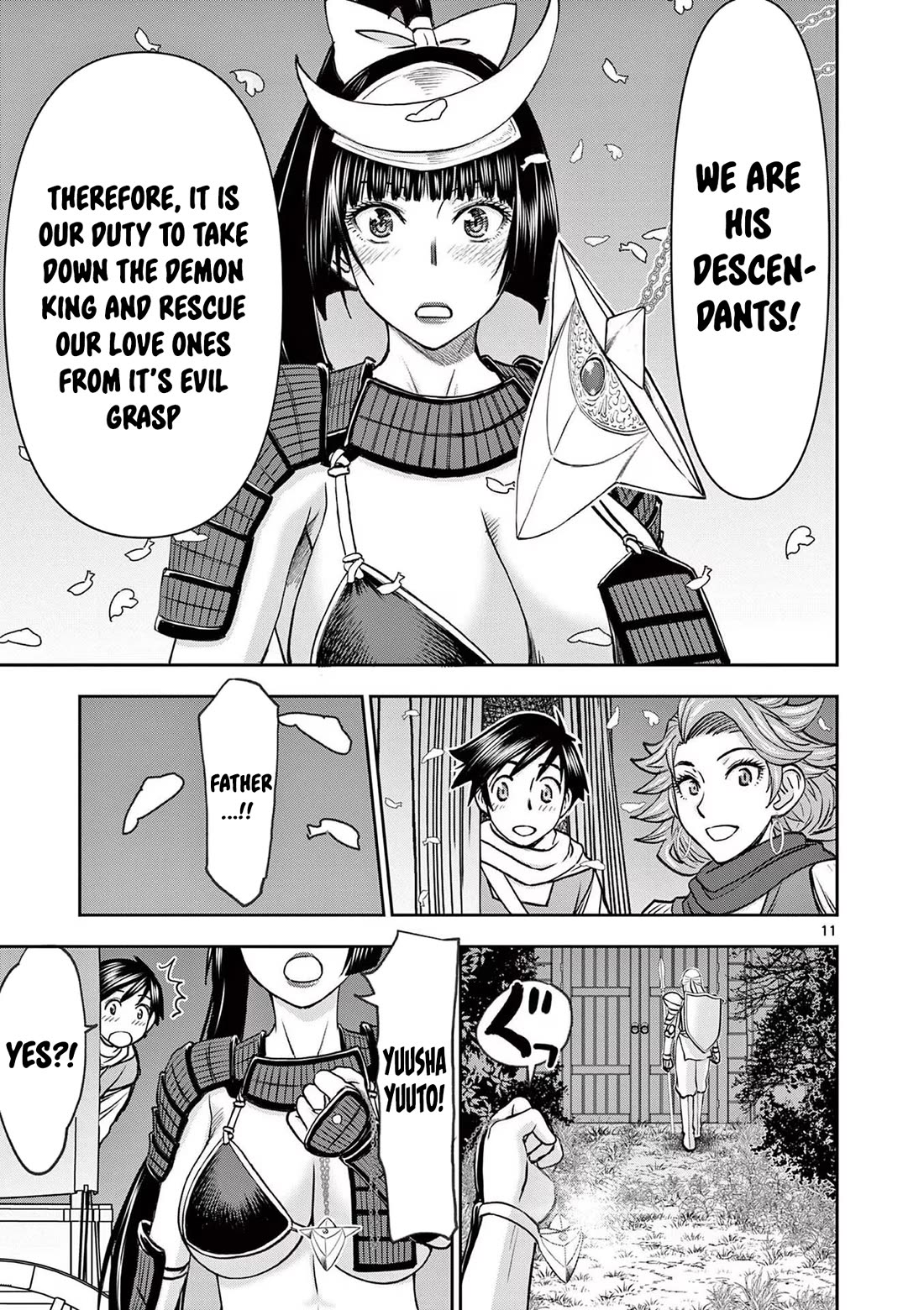 Isekai Furin ll ~Michibika Reshi Hitodzuma Tachi to Bukiyo Tensei Yuusha~ Chapter 38 page 11 - Chapter 38: The Hero’s Crown!!