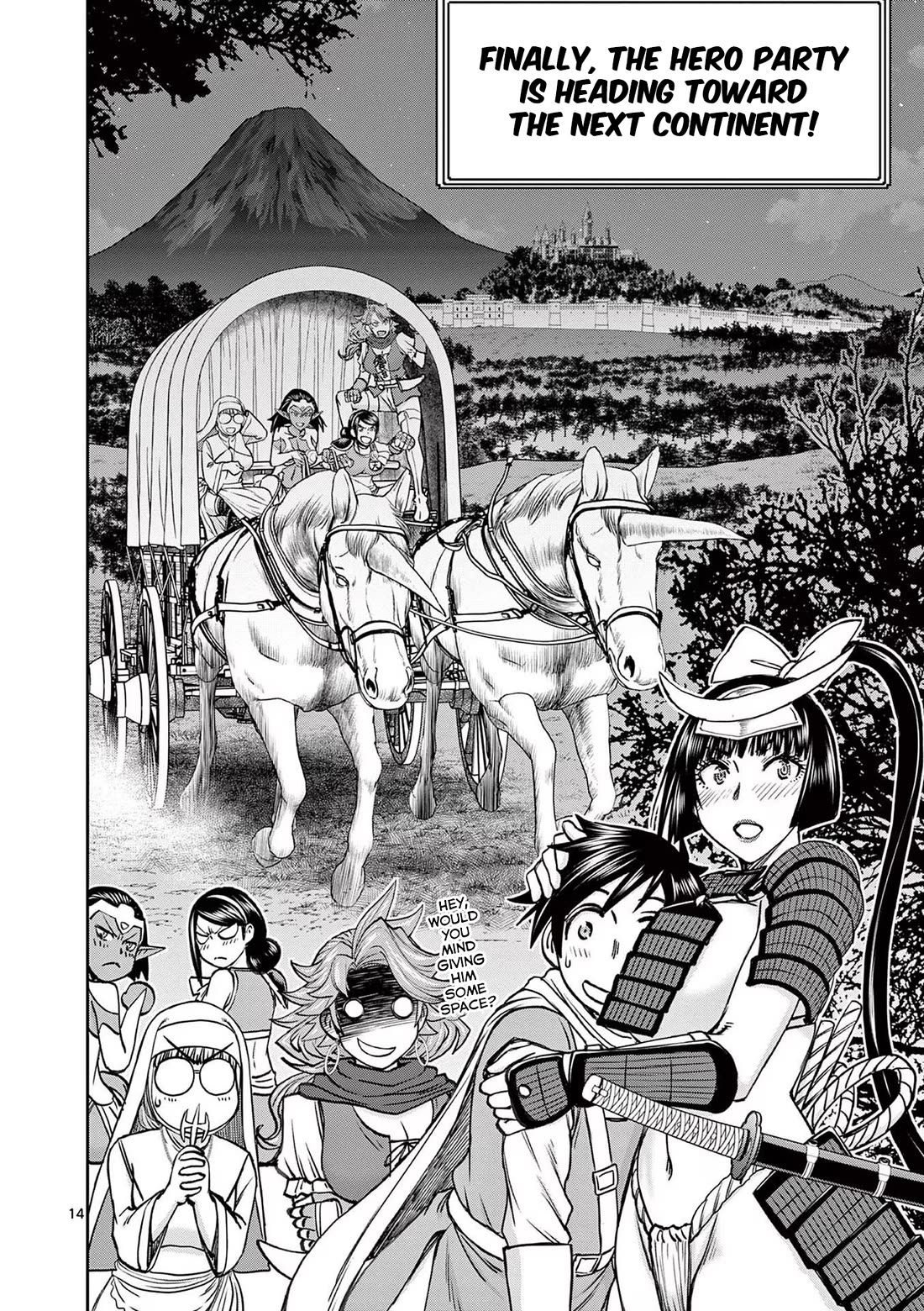 Isekai Furin ll ~Michibika Reshi Hitodzuma Tachi to Bukiyo Tensei Yuusha~ Chapter 38 page 14 - Chapter 38: The Hero’s Crown!!