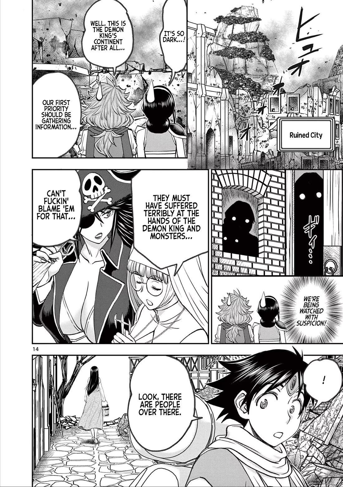 Isekai Furin ll ~Michibika Reshi Hitodzuma Tachi to Bukiyo Tensei Yuusha~ Chapter 53 page 14 - Chapter 53: Landfall, and Then...!!!
