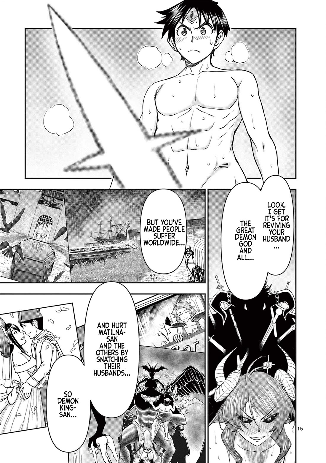 Isekai Furin ll ~Michibika Reshi Hitodzuma Tachi to Bukiyo Tensei Yuusha~ Chapter 64 page 15 - Chapter 64: I Refuse!!