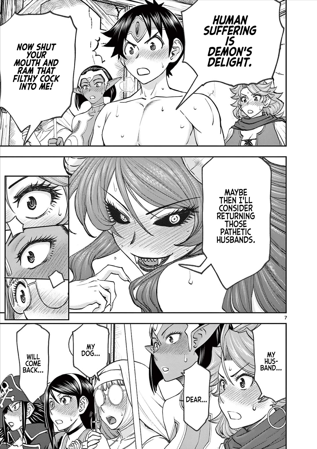 Isekai Furin ll ~Michibika Reshi Hitodzuma Tachi to Bukiyo Tensei Yuusha~ Chapter 65 page 7 - Chapter 65: Denied!! [CENSORED]