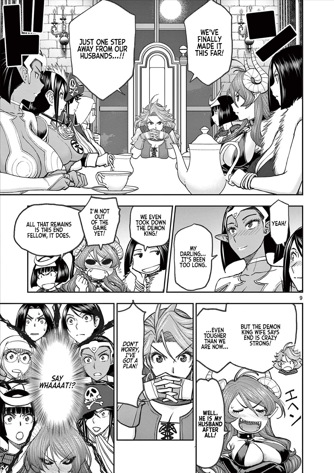 Isekai Furin ll ~Michibika Reshi Hitodzuma Tachi to Bukiyo Tensei Yuusha~ Chapter 67 page 9 - Chapter 67: Final Rendezvous!! [CENSORED]