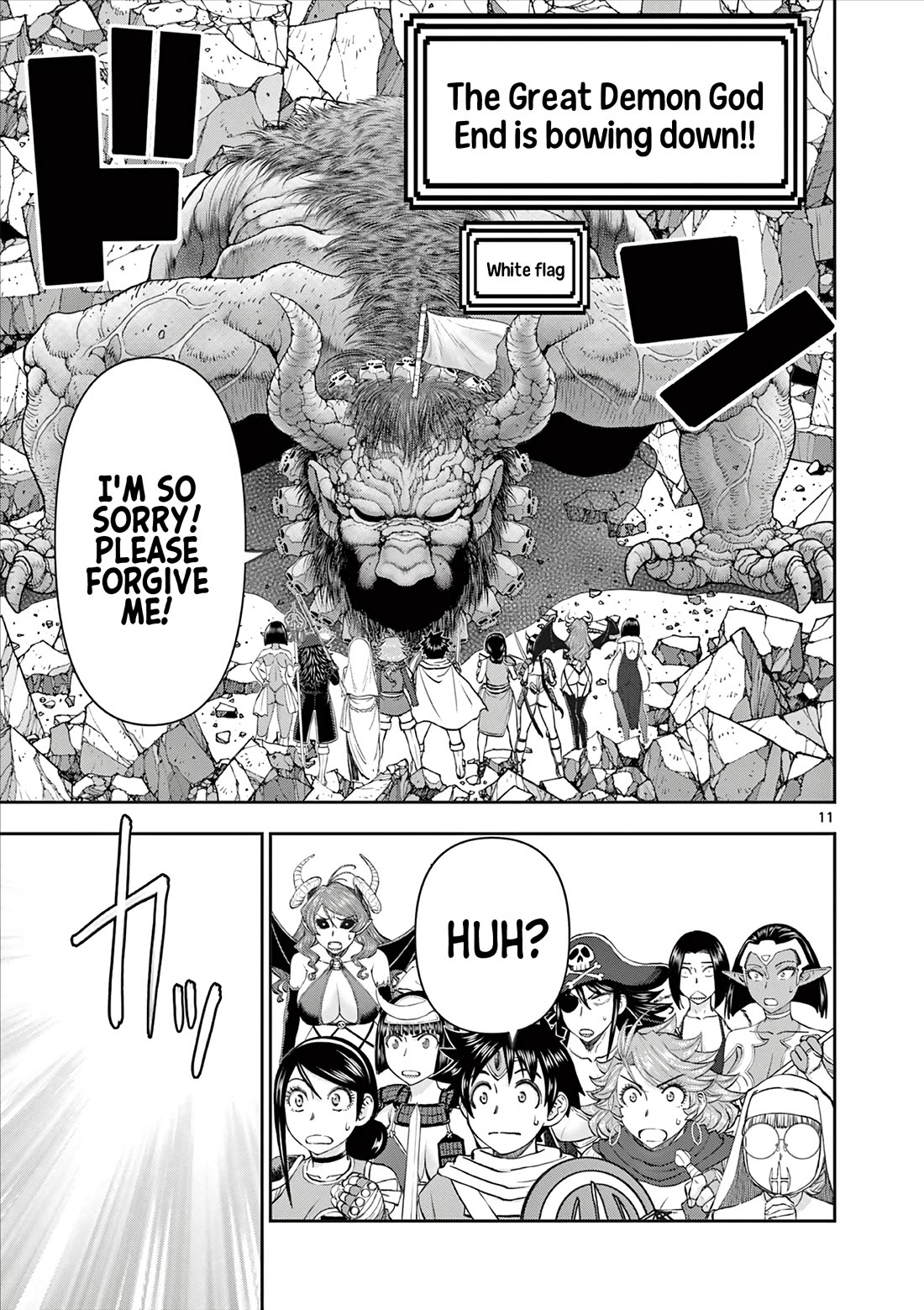 Isekai Furin ll ~Michibika Reshi Hitodzuma Tachi to Bukiyo Tensei Yuusha~ Chapter 71 page 11 - Chapter 71: Everyone's LV99!!
