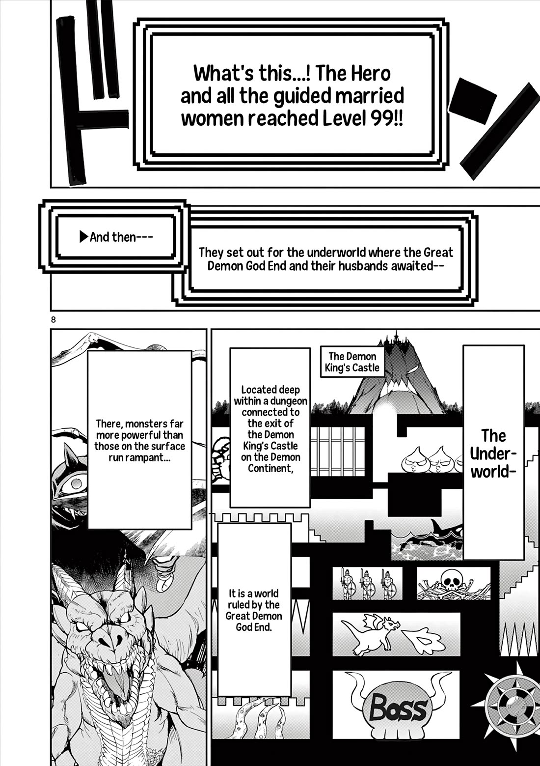 Isekai Furin ll ~Michibika Reshi Hitodzuma Tachi to Bukiyo Tensei Yuusha~ Chapter 71 page 8 - Chapter 71: Everyone's LV99!!