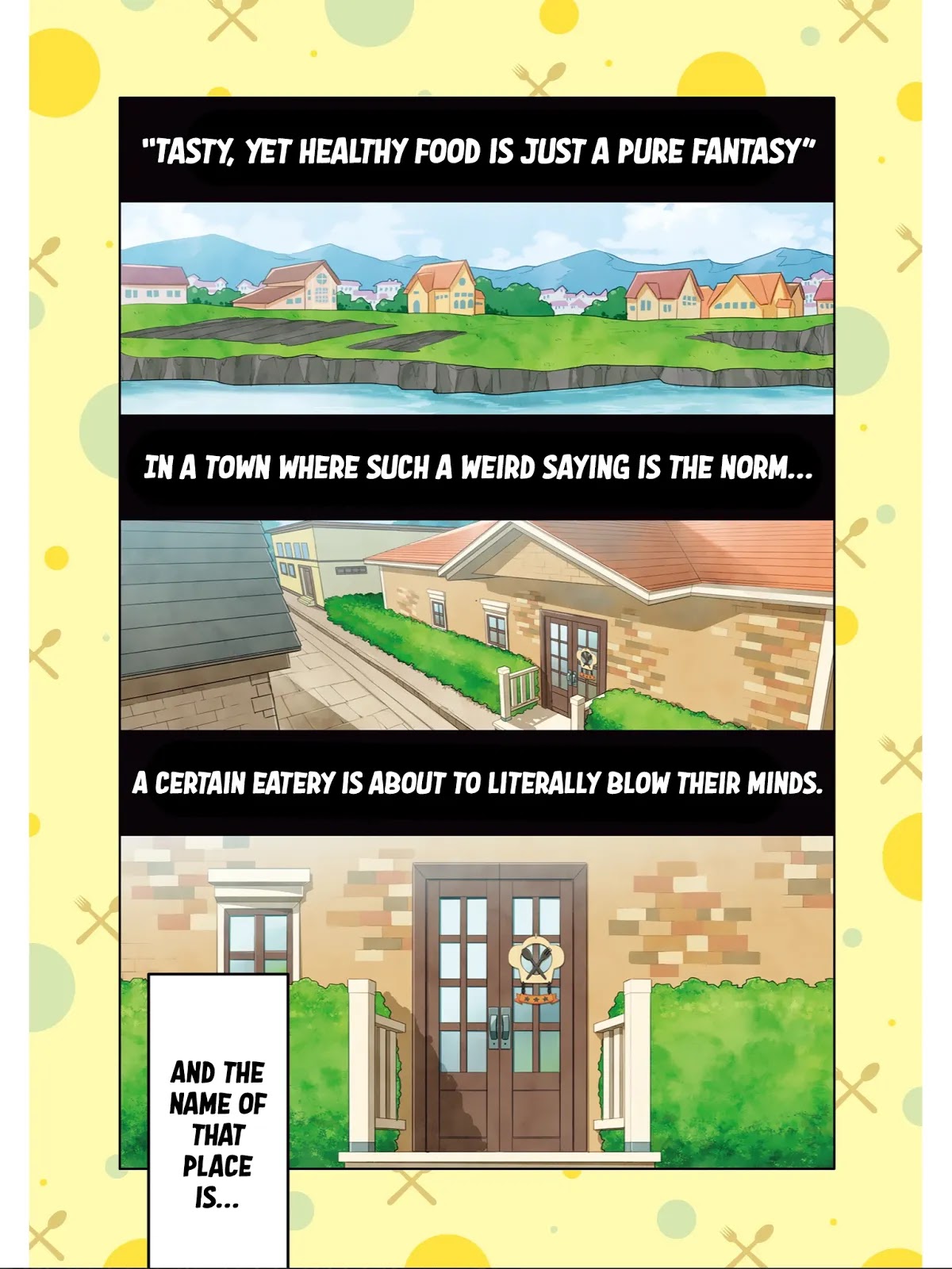 Isekai Healthy Kitchen Chapter 1 page 2 - Chapter 1: Welcome to the Healthy Kitchen!