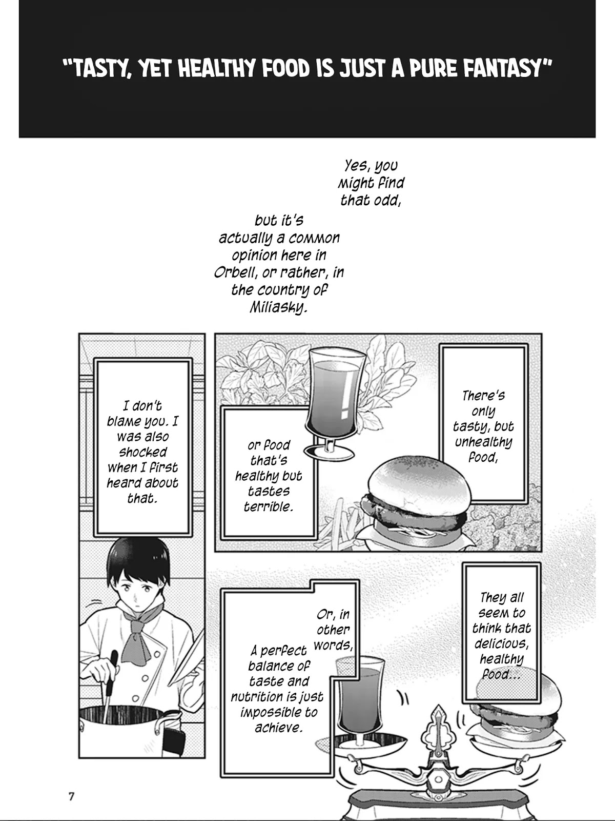 Isekai Healthy Kitchen Chapter 1 page 6 - Chapter 1: Welcome to the Healthy Kitchen!