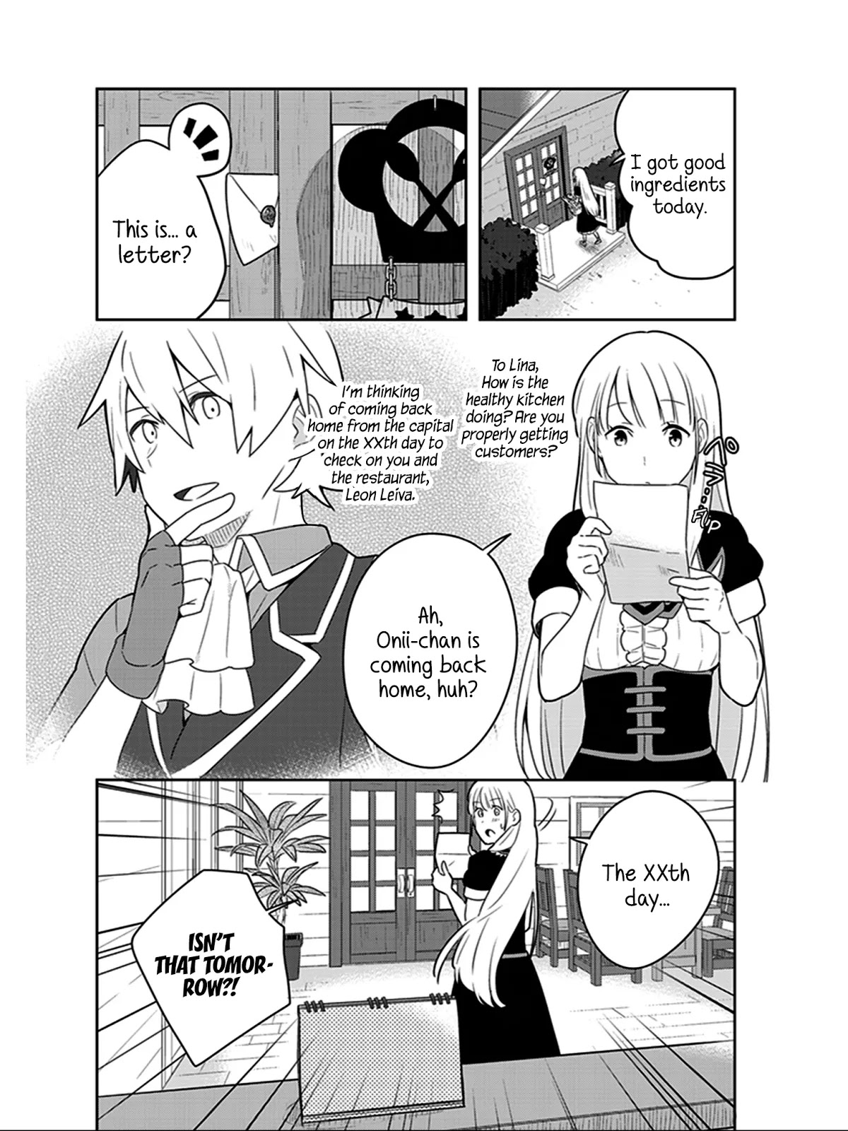 Isekai Healthy Kitchen Chapter 4.5 page 3 - Chapter 4.5: Extra Chapter: A Day in the Life of the Siblings of Another World