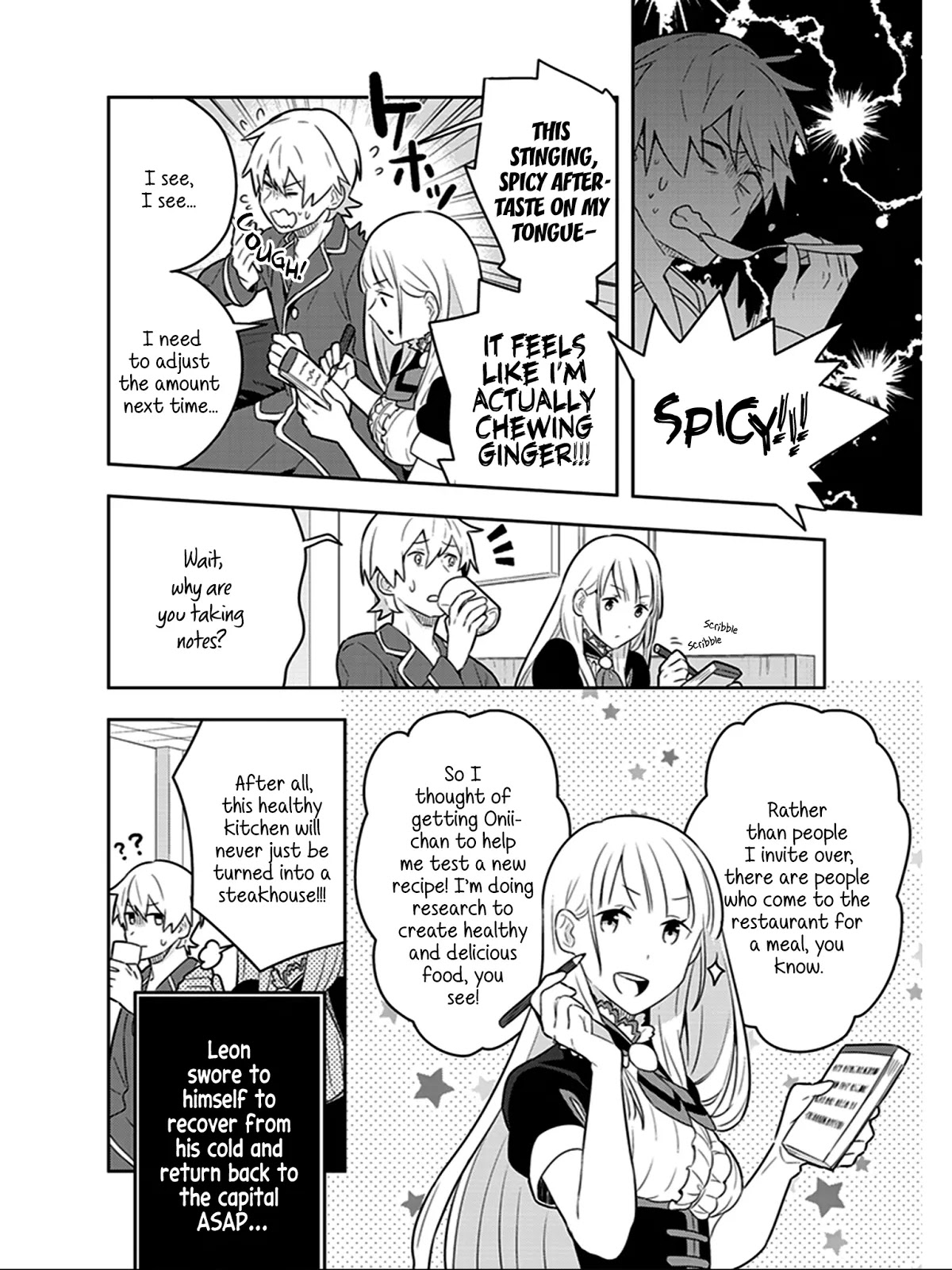 Isekai Healthy Kitchen Chapter 4.5 page 9 - Chapter 4.5: Extra Chapter: A Day in the Life of the Siblings of Another World