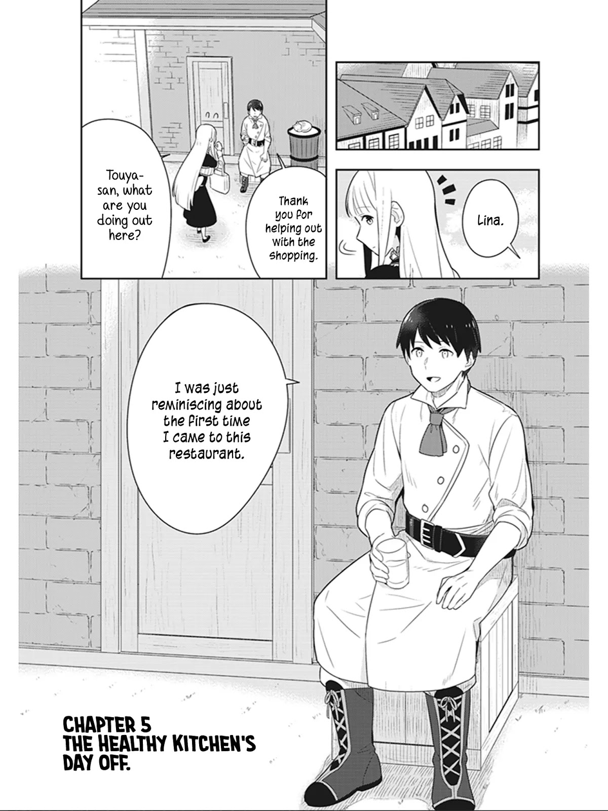 Isekai Healthy Kitchen Chapter 5 page 2 - Chapter 5: The Healthy Kitchen's Day Off