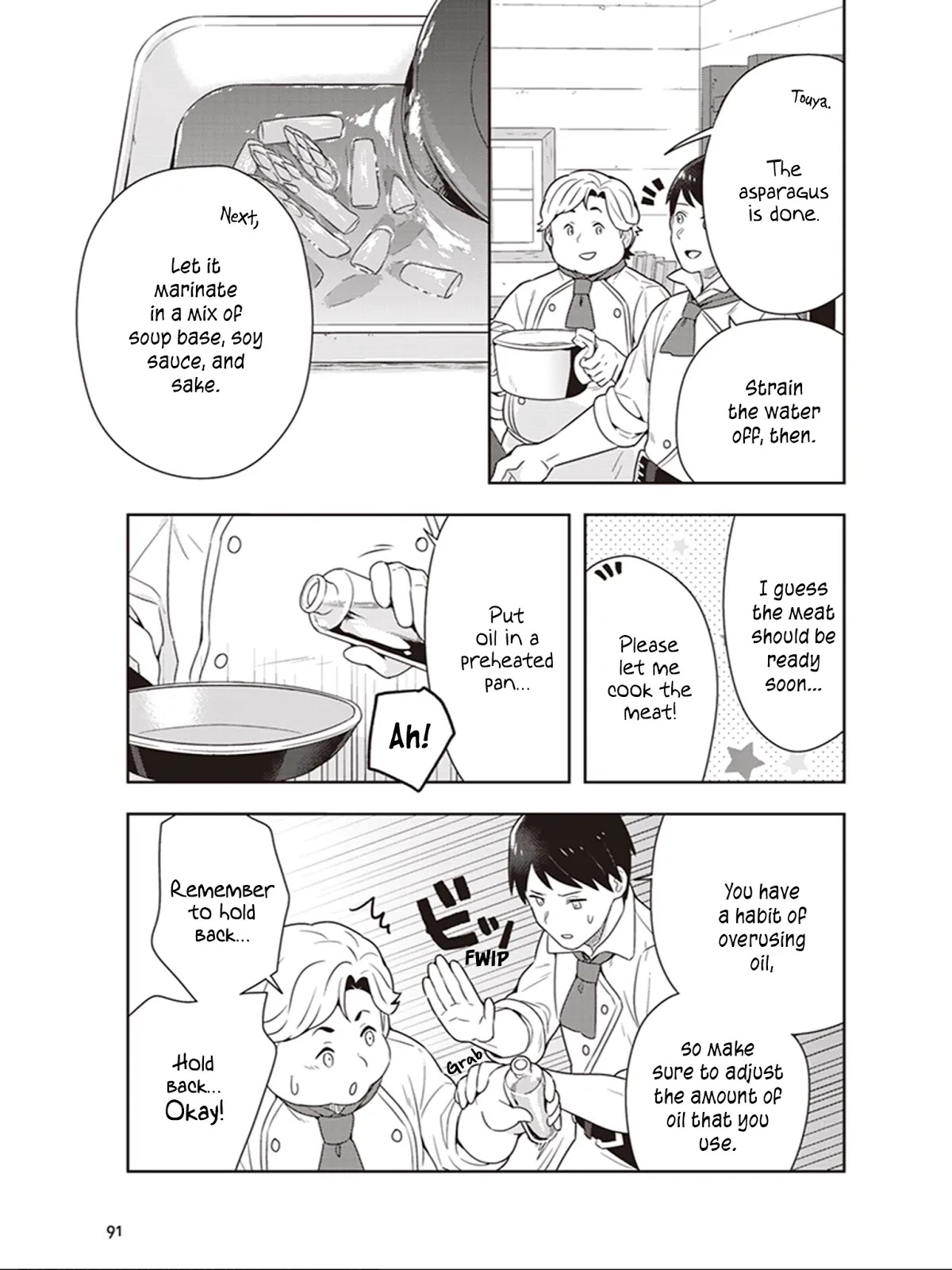 Isekai Healthy Kitchen Chapter 8 page 13 - Chapter 8: Is the Staff Meal Dangerous?!