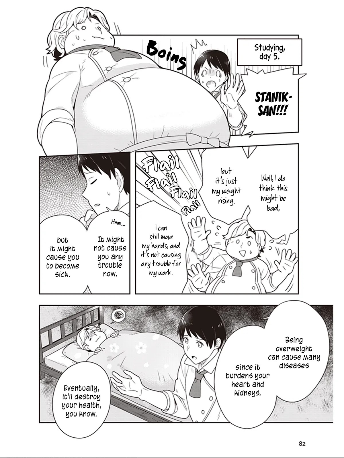 Isekai Healthy Kitchen Chapter 8 page 4 - Chapter 8: Is the Staff Meal Dangerous?!