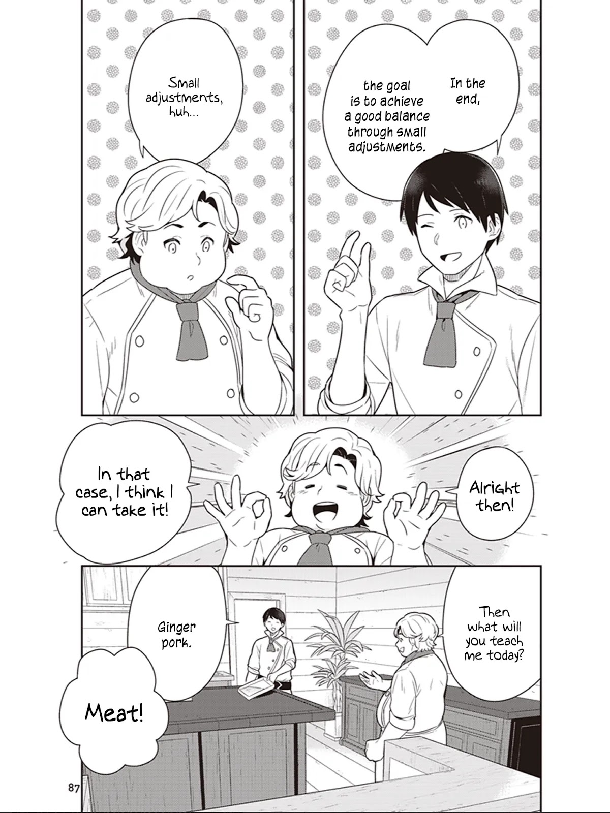 Isekai Healthy Kitchen Chapter 8 page 9 - Chapter 8: Is the Staff Meal Dangerous?!