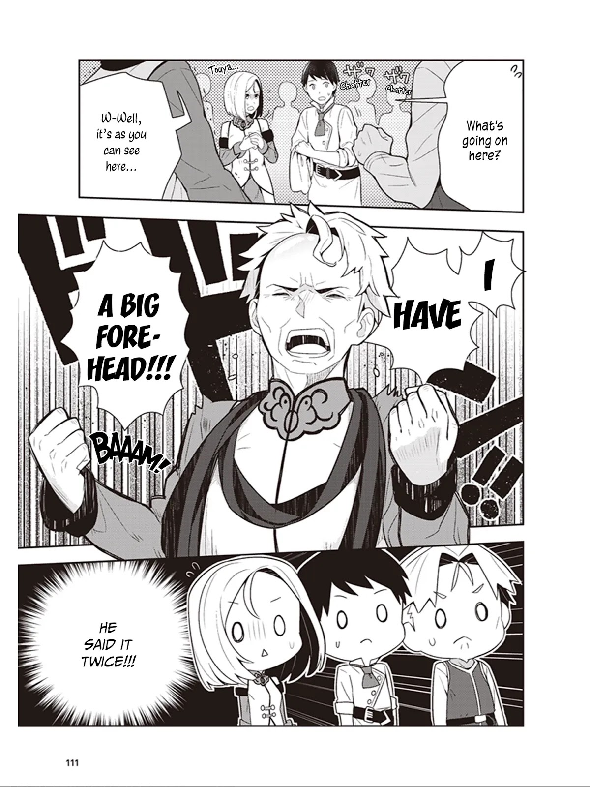 Isekai Healthy Kitchen Chapter 9 page 12 - Chapter 9: A Dish That Works on Your Forehead?!