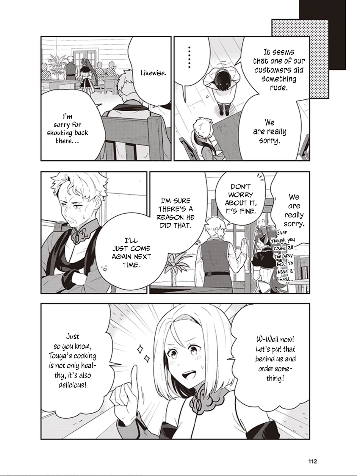 Isekai Healthy Kitchen Chapter 9 page 13 - Chapter 9: A Dish That Works on Your Forehead?!