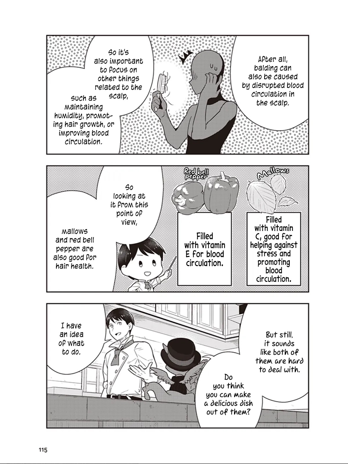 Isekai Healthy Kitchen Chapter 9 page 16 - Chapter 9: A Dish That Works on Your Forehead?!
