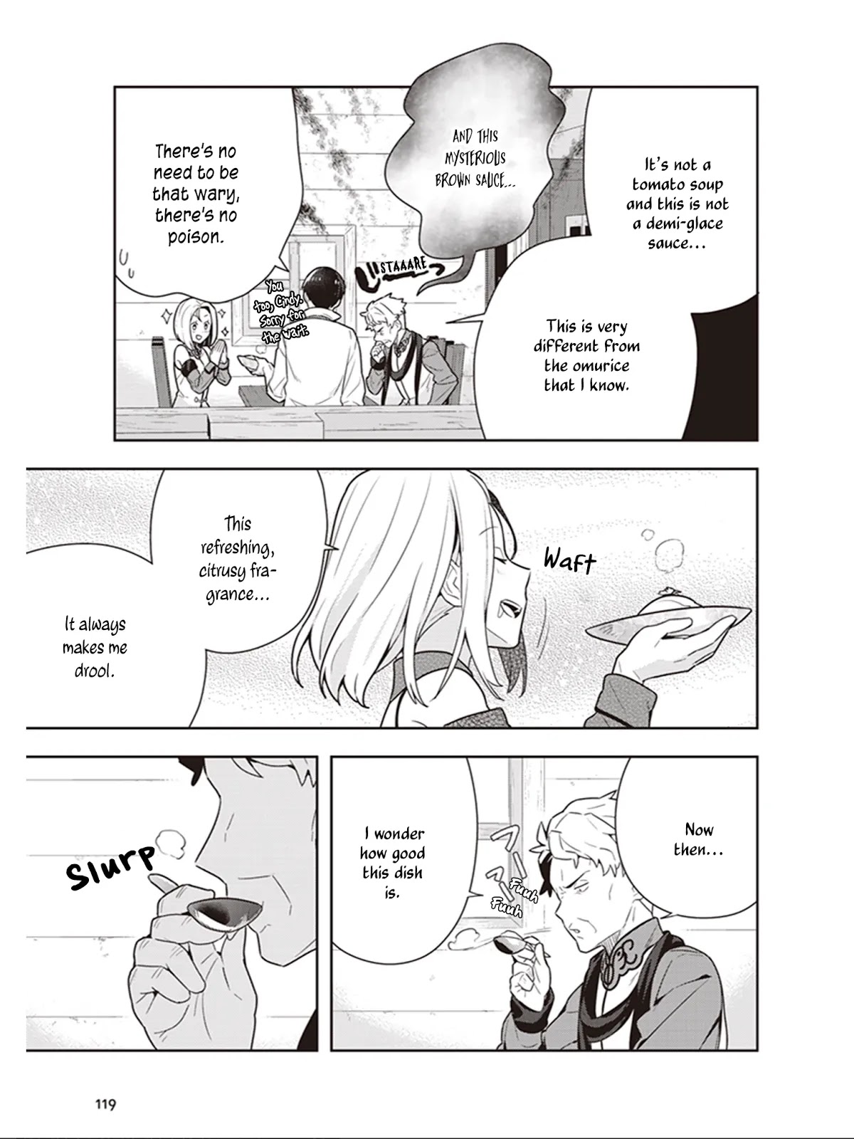 Isekai Healthy Kitchen Chapter 9 page 20 - Chapter 9: A Dish That Works on Your Forehead?!