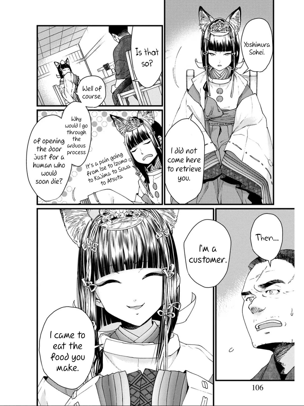 Isekai Izakaya "Gen" Chapter 11 page 10 - Chapter 11: Sohei and the Fox