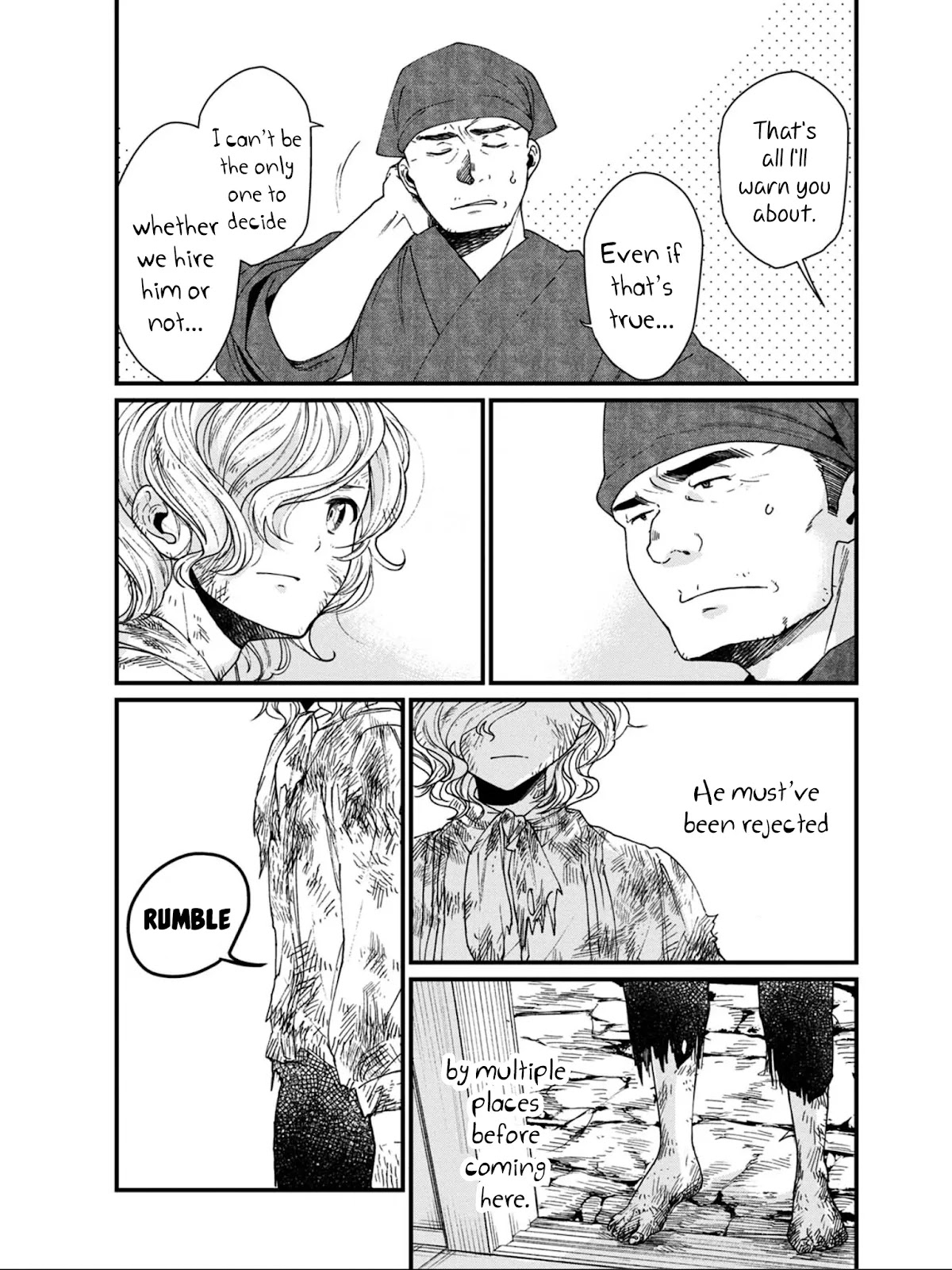 Isekai Izakaya "Gen" Chapter 13 page 10 - Chapter 13: A Young Boy's Search For A Job