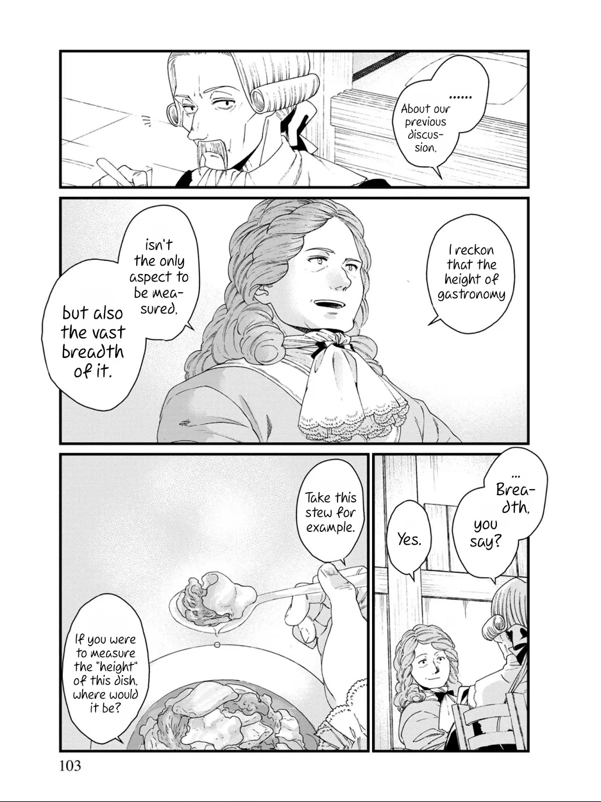 Isekai Izakaya "Gen" Chapter 17 page 13 - Chapter 17: The Mountaintops and Fertile Fields of Gastronomy